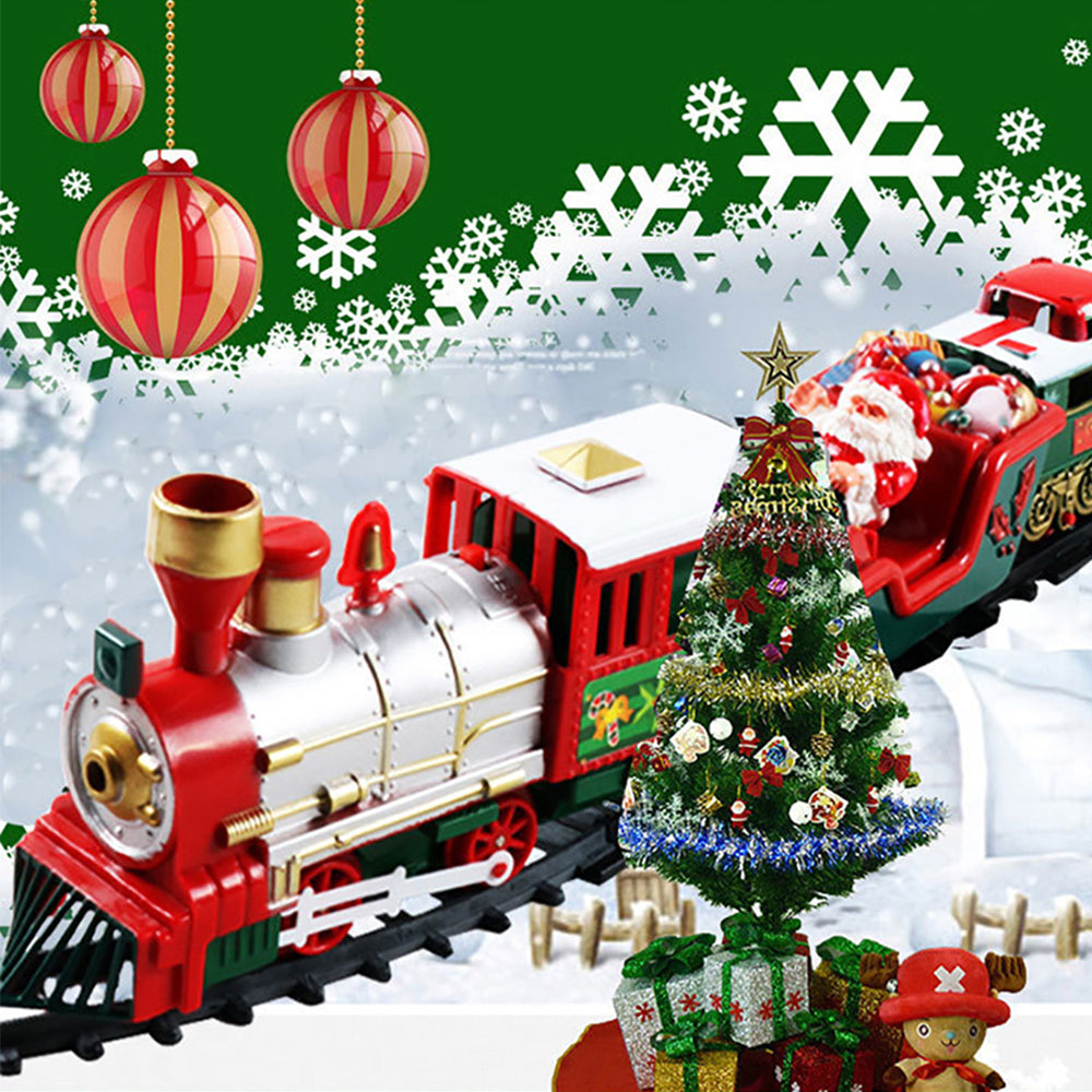 Christmas Electric Rail Car Train Toy Children's