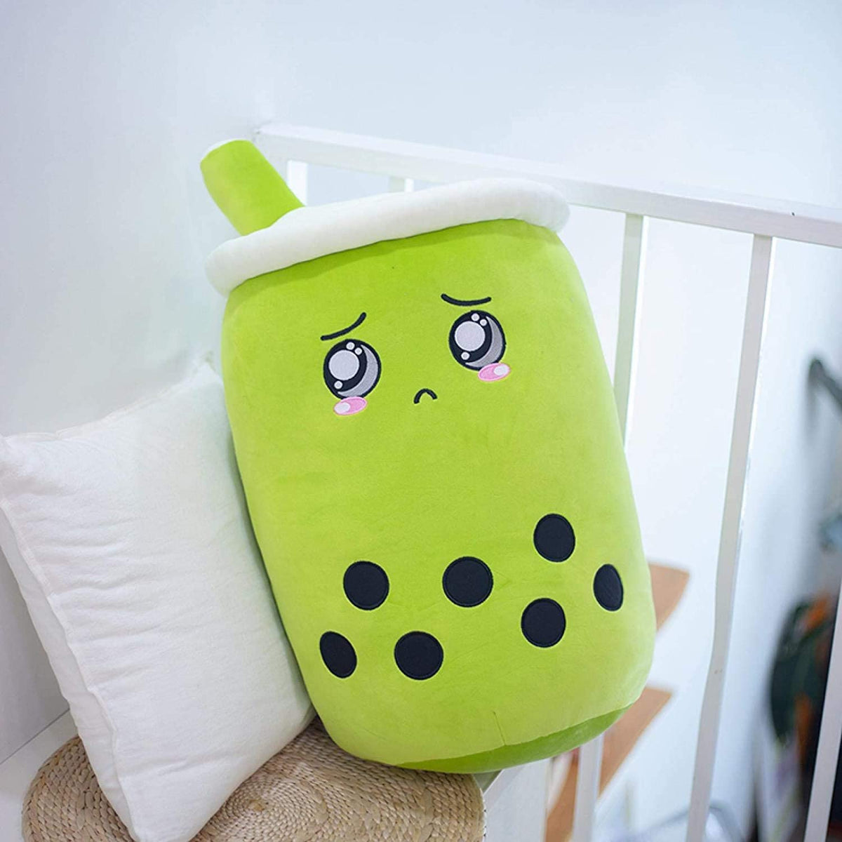 Cute Fruit Drink Plush Stuffed Soft Strawberry Milk Tea