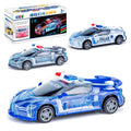 Children's Electric Universal Transparent Police Car