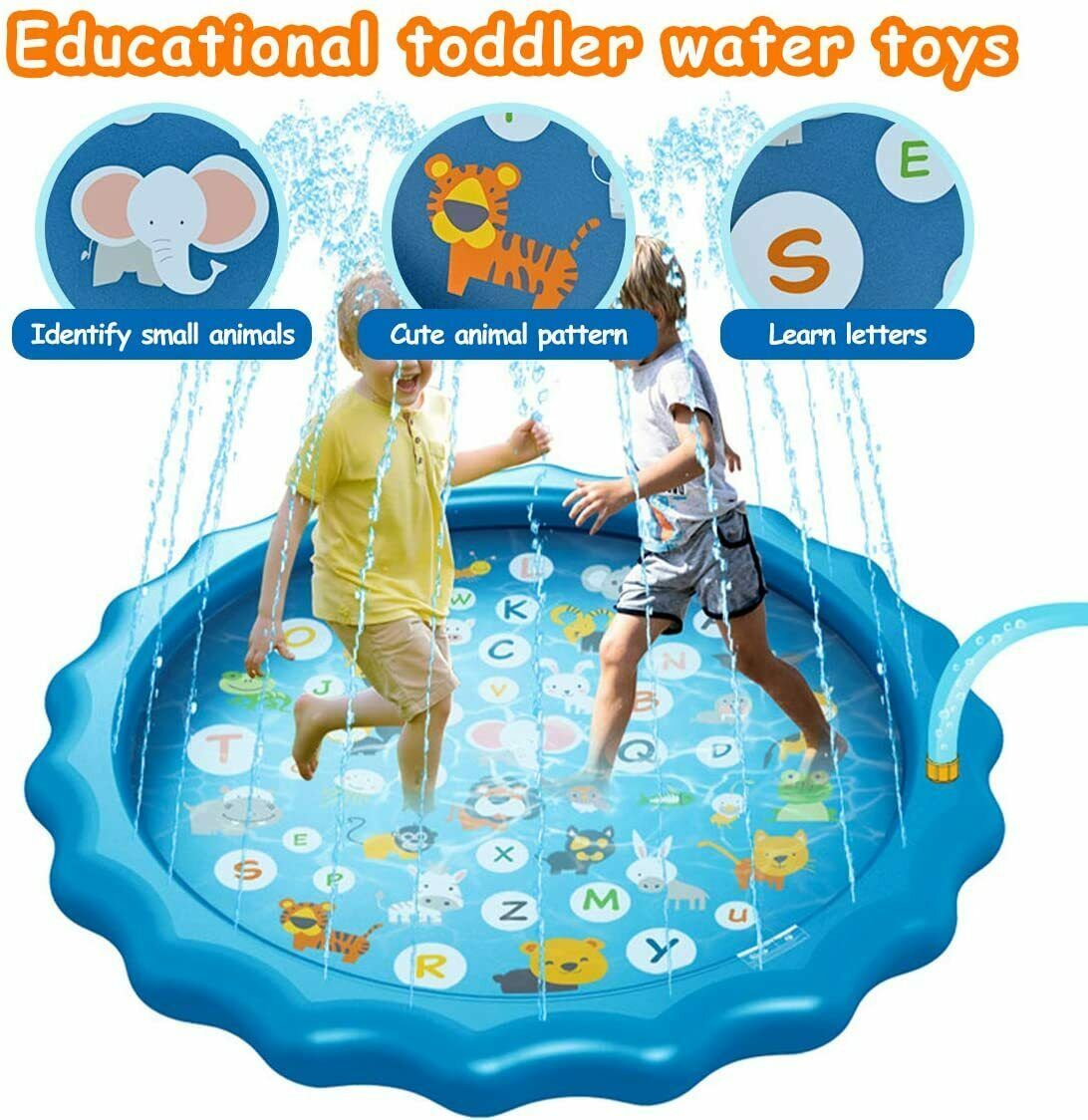 Toys For Kids Boys Girls Spray Pool Sprinkler Pad Water