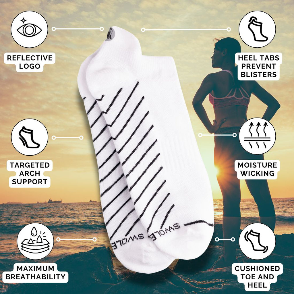 Chaussettes de sport blanches