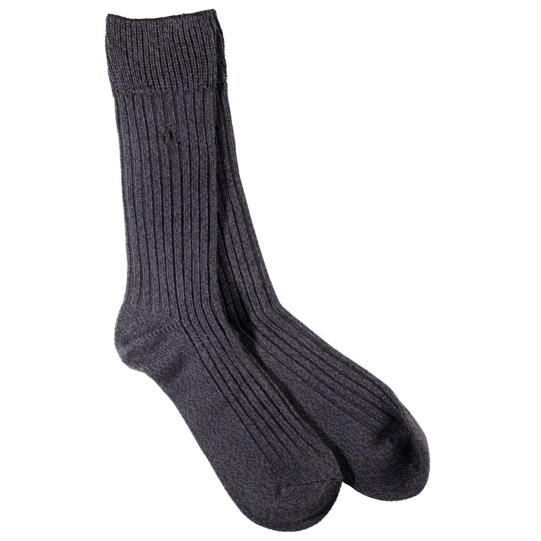 Chaussettes montantes en bambou bleu marine