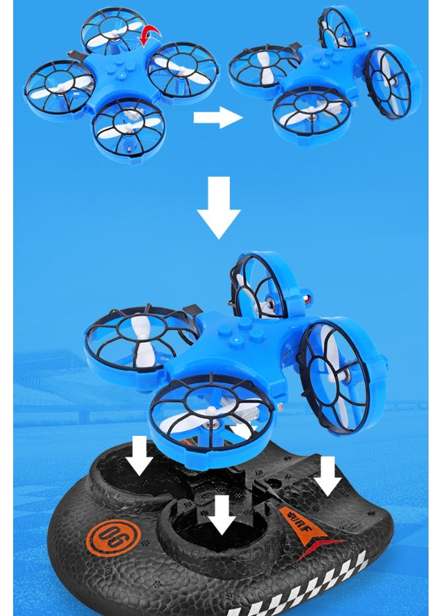 RC Boat Water Land And Air Four - Axis Hovercraft Three