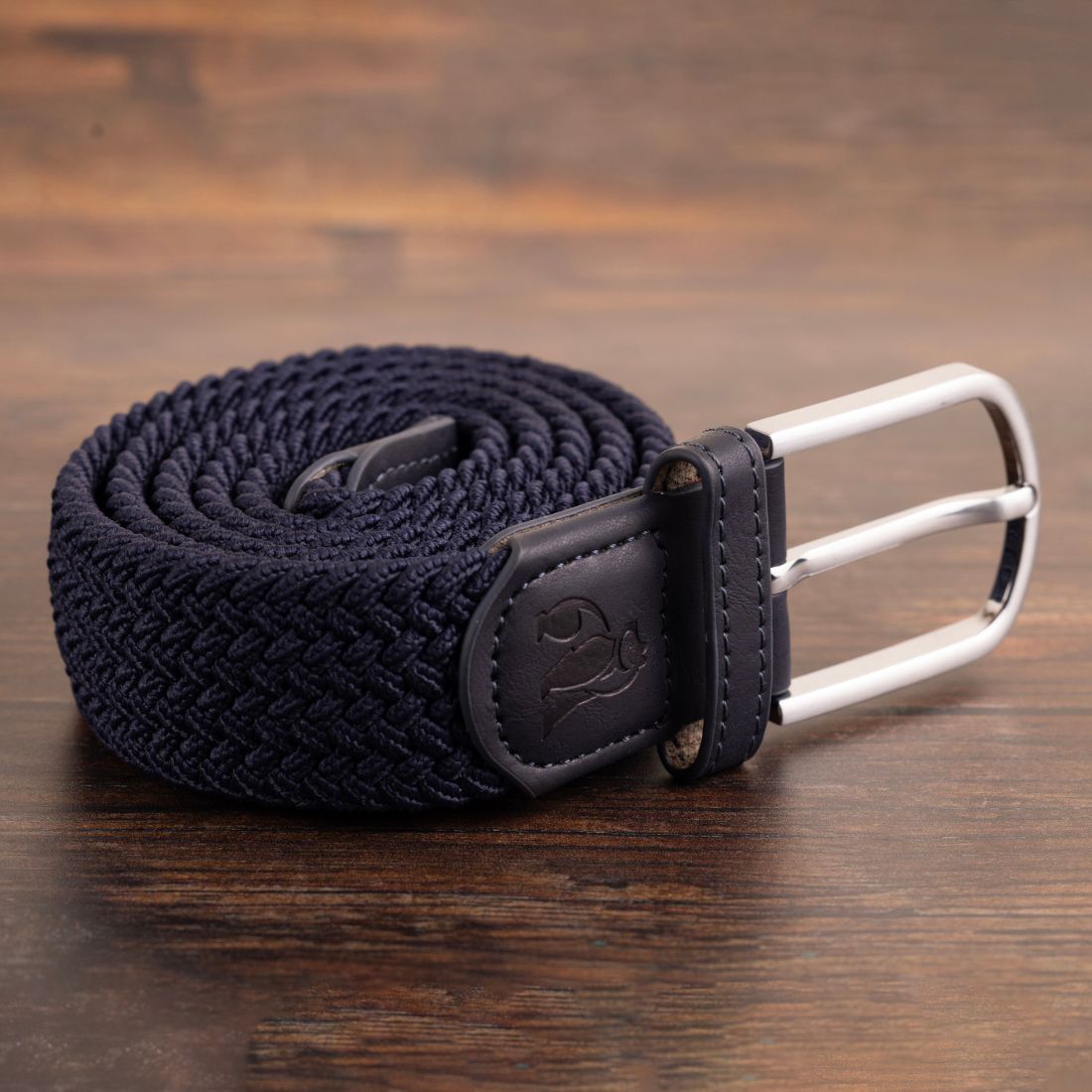 Ceinture tressée – Marine