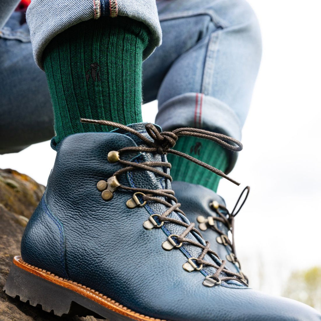 Chaussettes montantes en bambou Racing Green