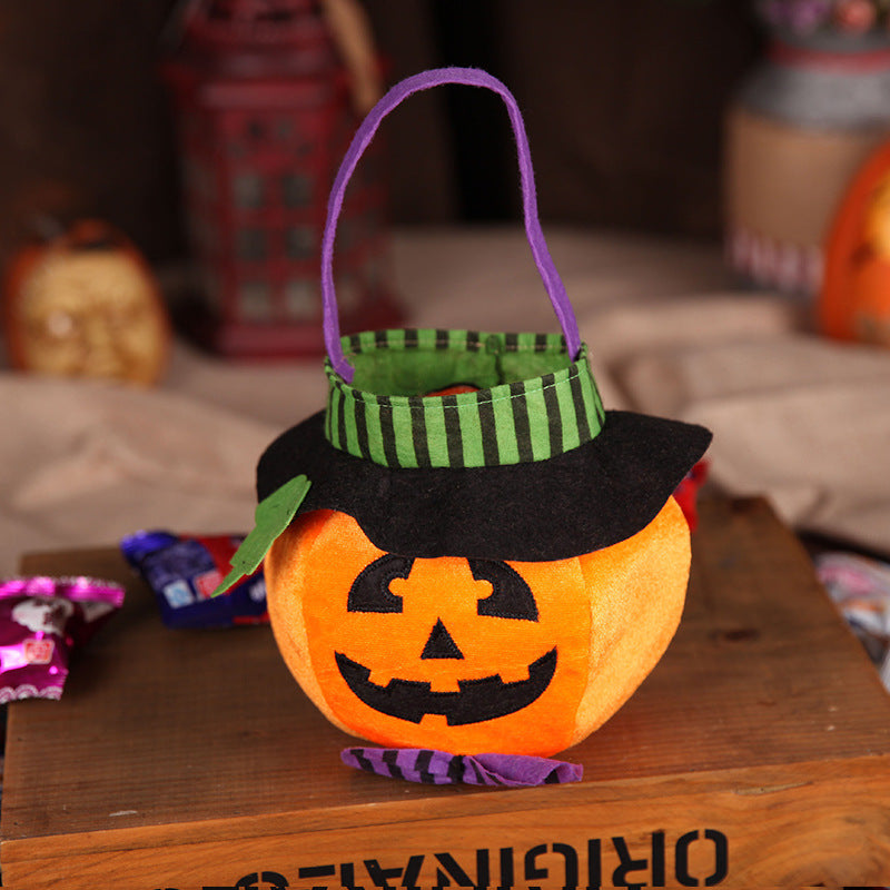 Cute Halloween Candy Bag Halloween Pumpkin Pattern