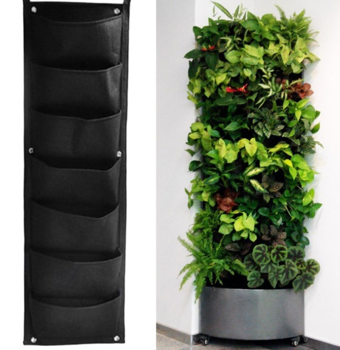 Wall Garden Hanging Planting Bags Vertical Outdoor