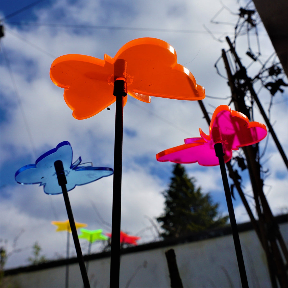 Small Garden Décor Ornaments Set of 3 'Gatekeeper