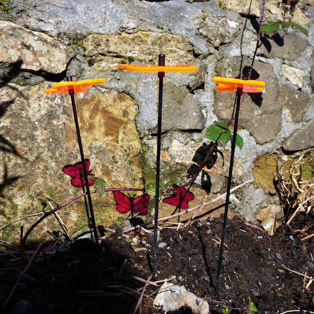 Small Garden Décor Ornaments Set of 3 'Gatekeeper