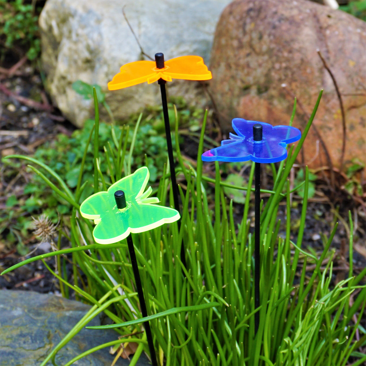 Small Garden Décor Ornaments Set of 3 'Gatekeeper