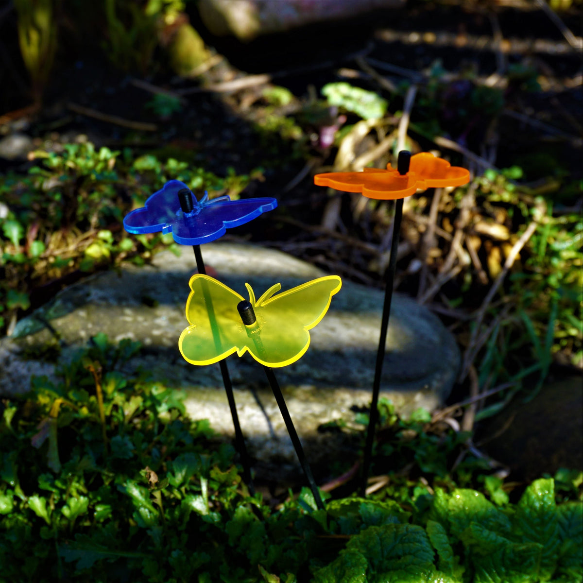 Small Garden Décor Ornaments Set of 3 'Gatekeeper