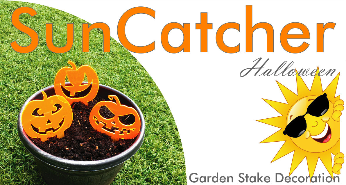 Garden Décor Ornament Stakes Set of 3 'Halloween