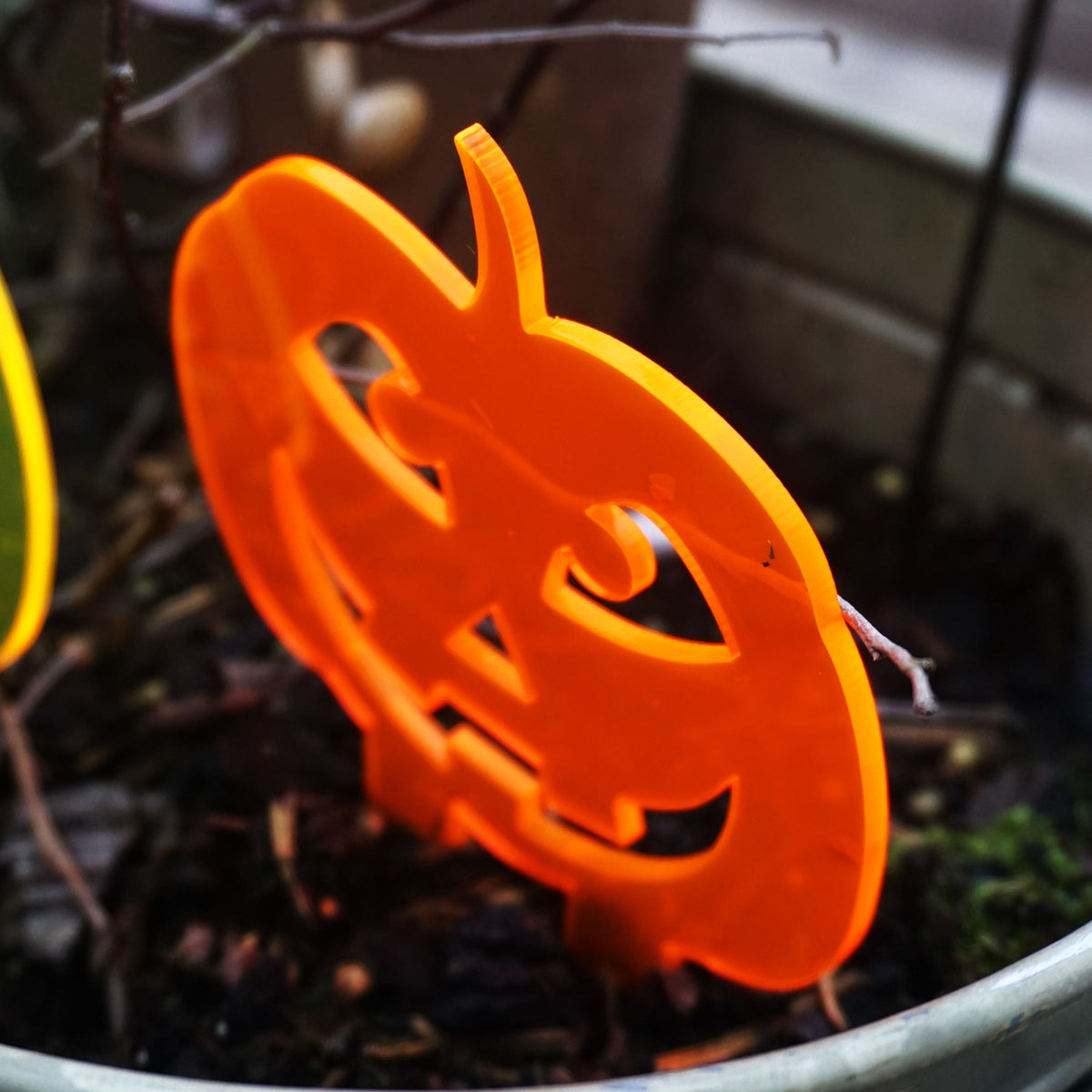 Garden Décor Ornament Stakes Set of 3 'Halloween