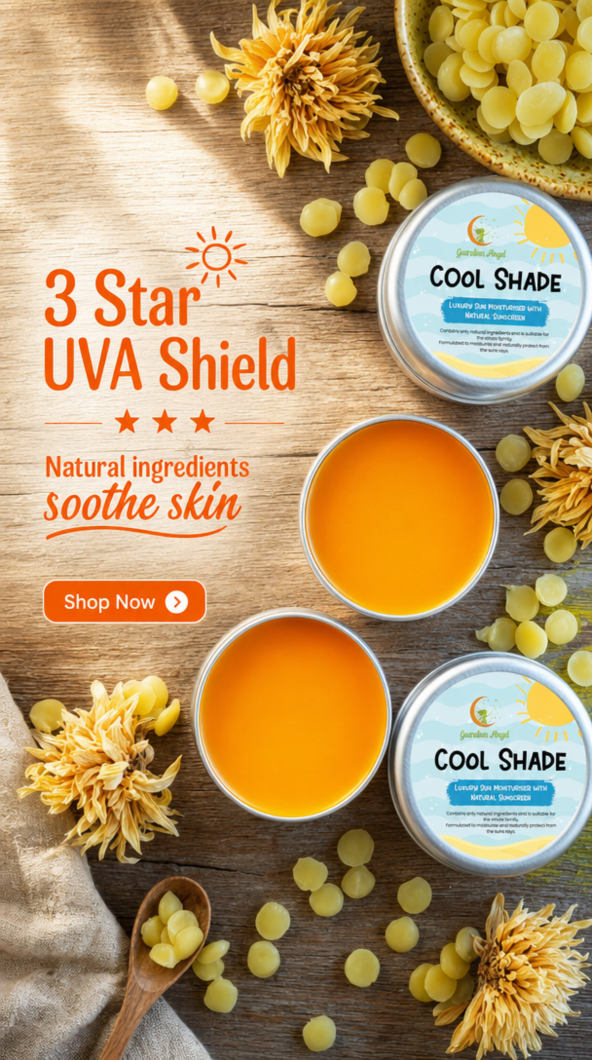 COOL SHADE Natural Mineral Sun Cream