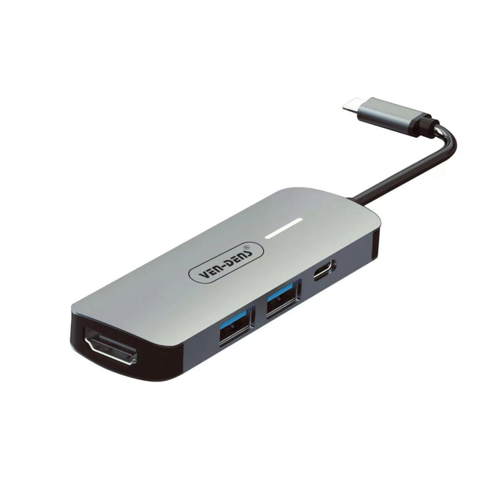 USB C 4 in 1 Hub Multifunction Adaptor with USB 2.0