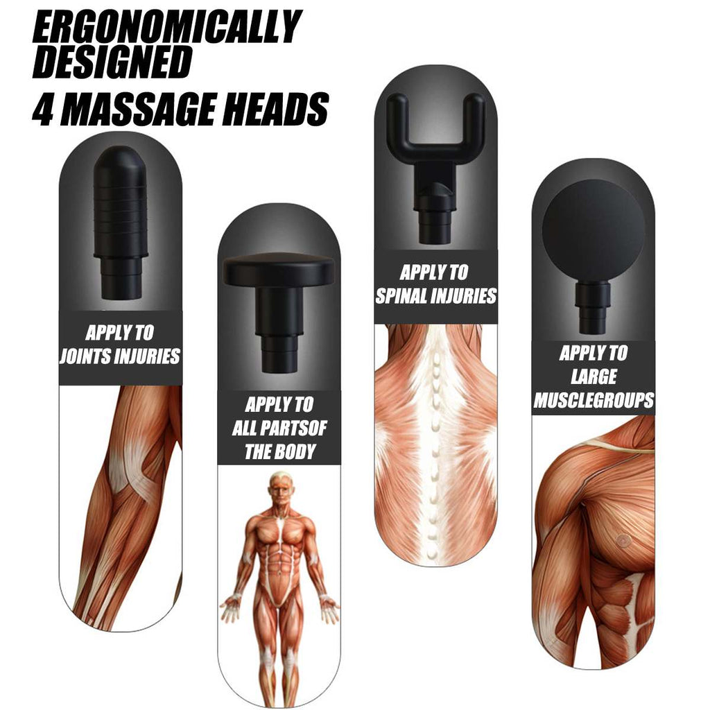 Pistolet de massage musculaire vibrant électrique