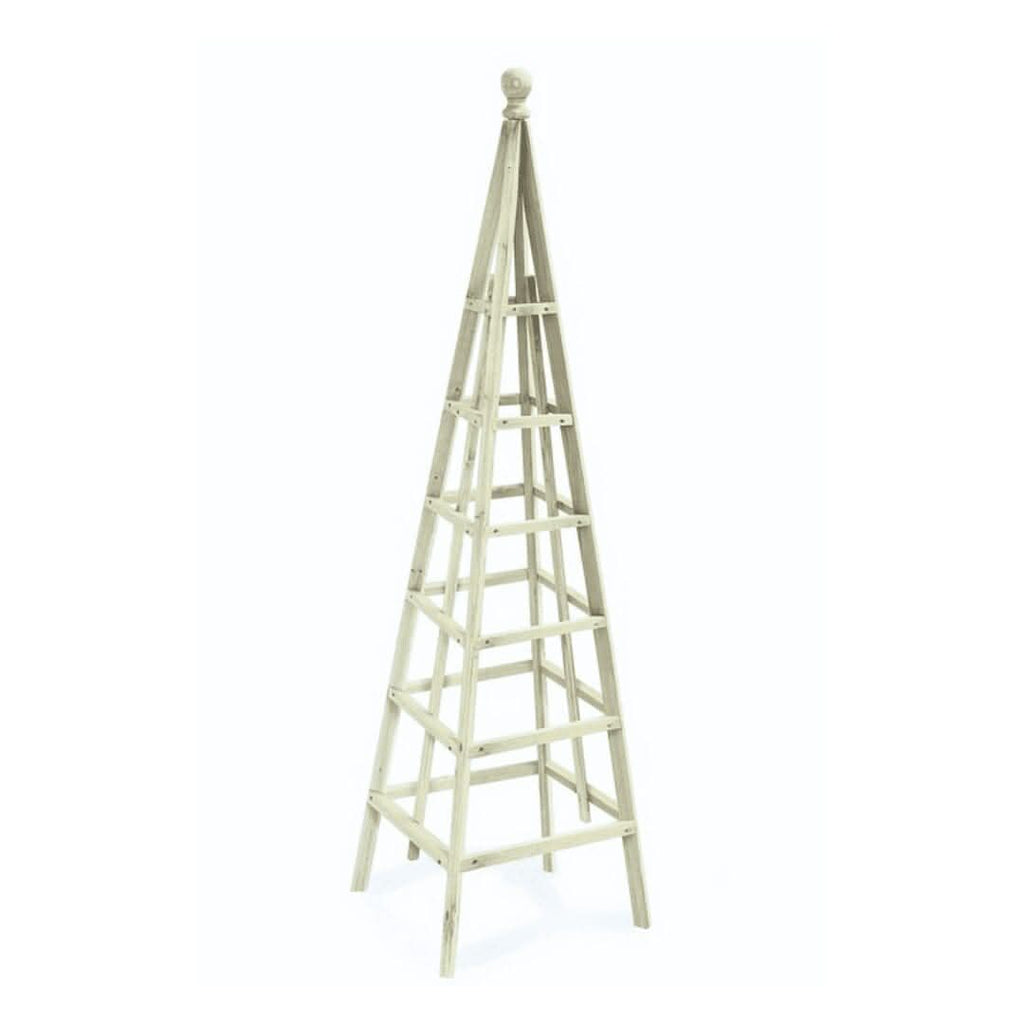 Large Garden Sage Obelisk Outdoor Arch Heavy Duty Strong Wooden Plant Cage