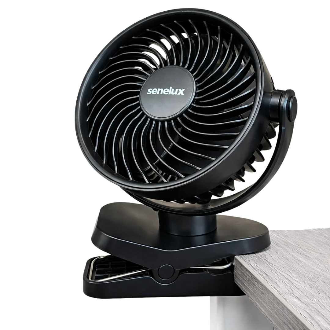 Senelux 5" Wireless Clip-On Fan