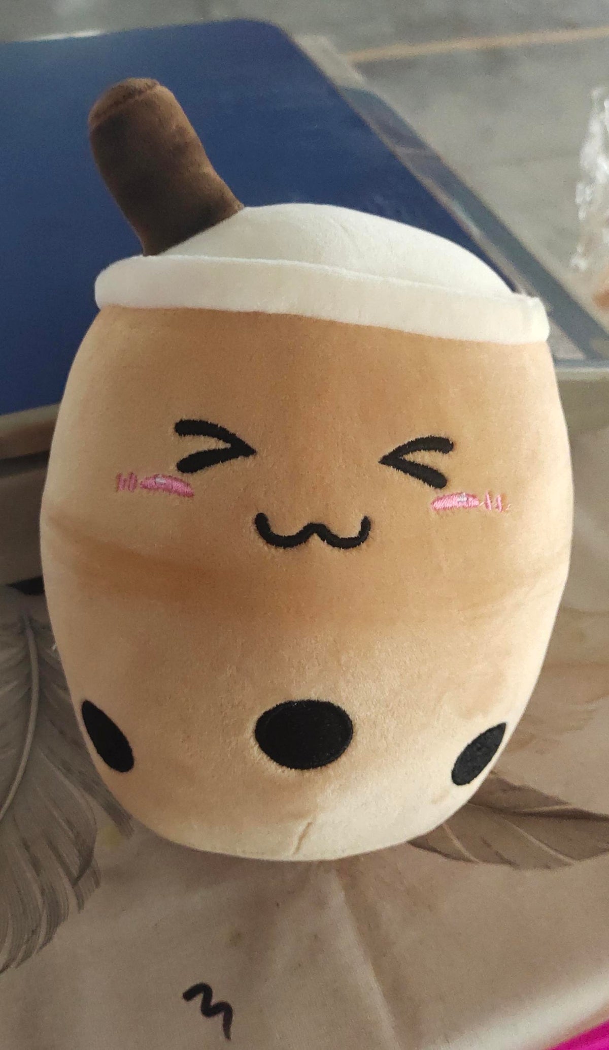 Cute Fruit Drink Plush Stuffed Soft Strawberry Milk Tea