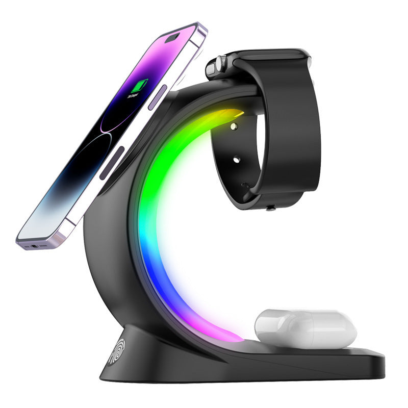4 In 1 Magnetic Wireless Charger Fast Charging For