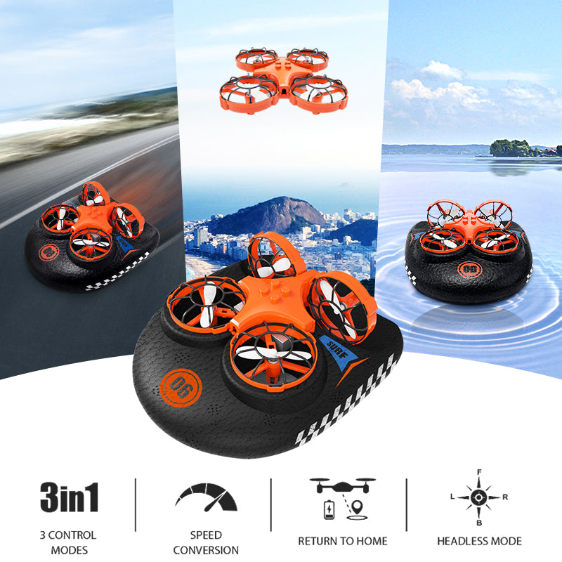 RC Boat Water Land And Air Four - Axis Hovercraft Three