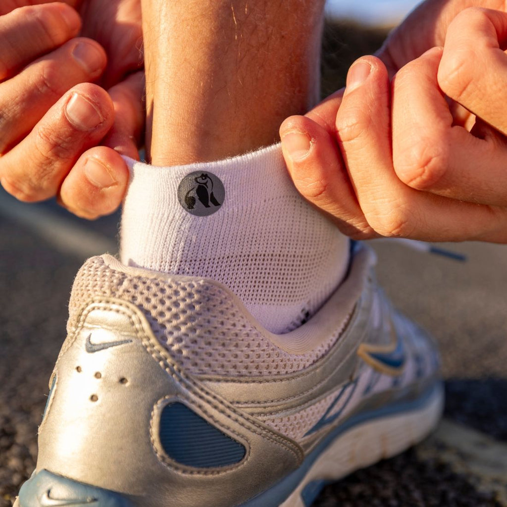 Chaussettes de sport blanches