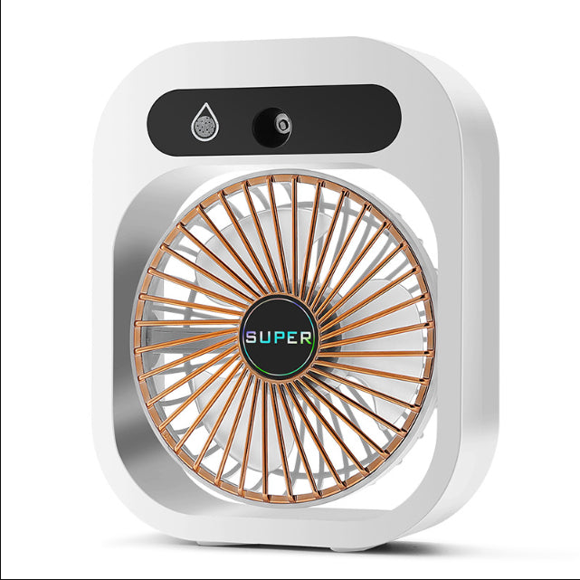 USB Rechargeable Desk Misting Fan & Cooler