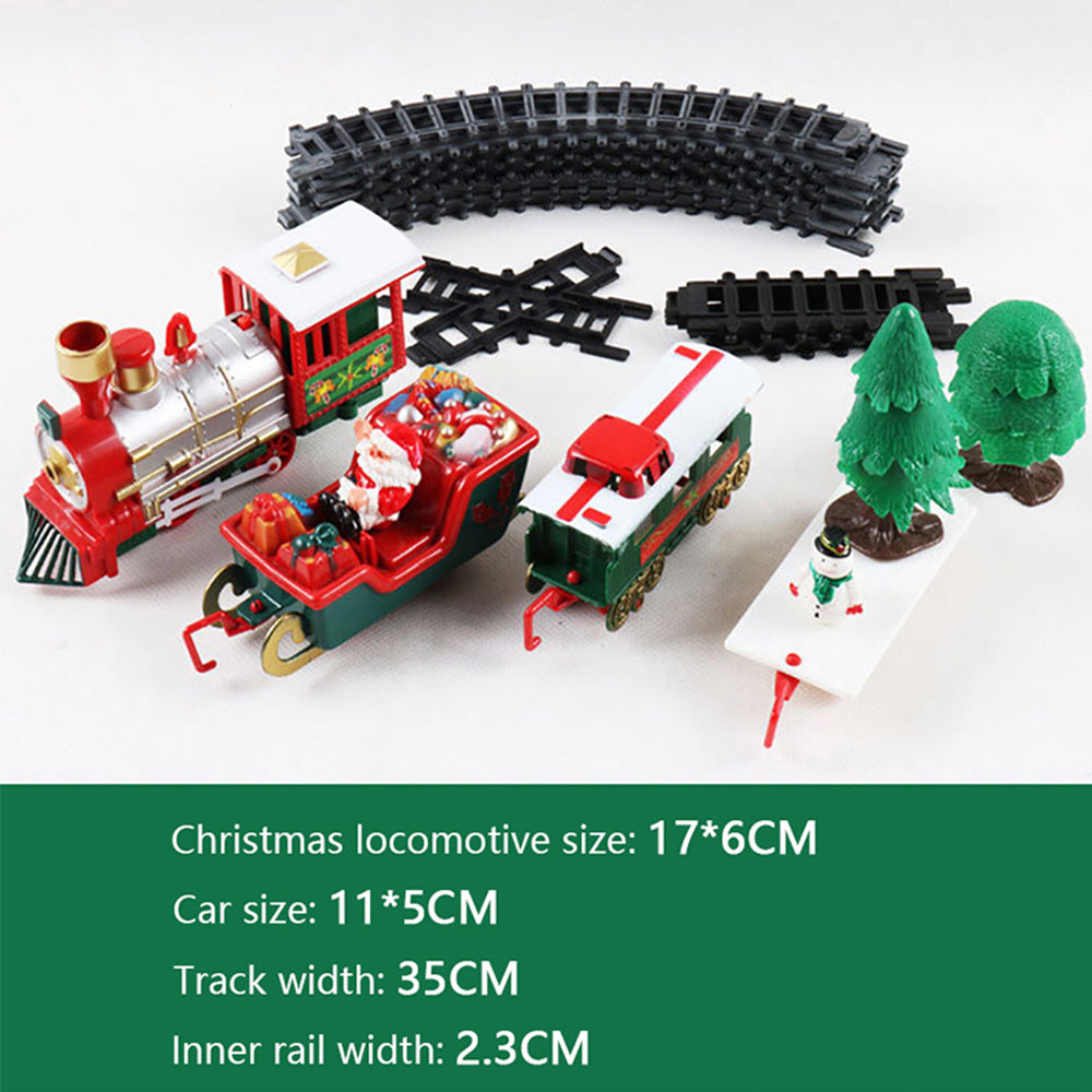 Christmas Electric Rail Car Train Toy Children's