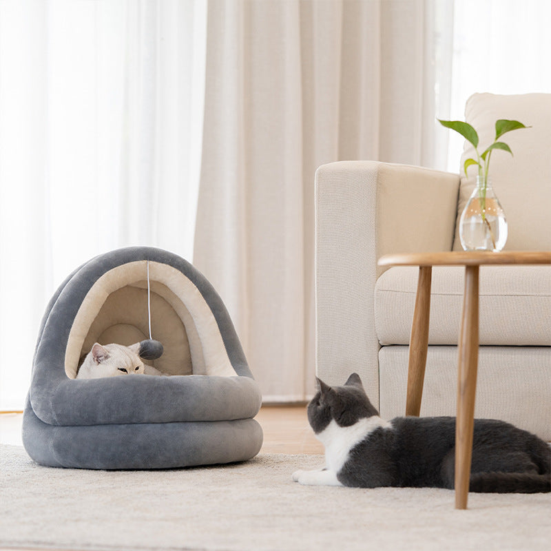 Cat House Bed & Pet Sofa Mat