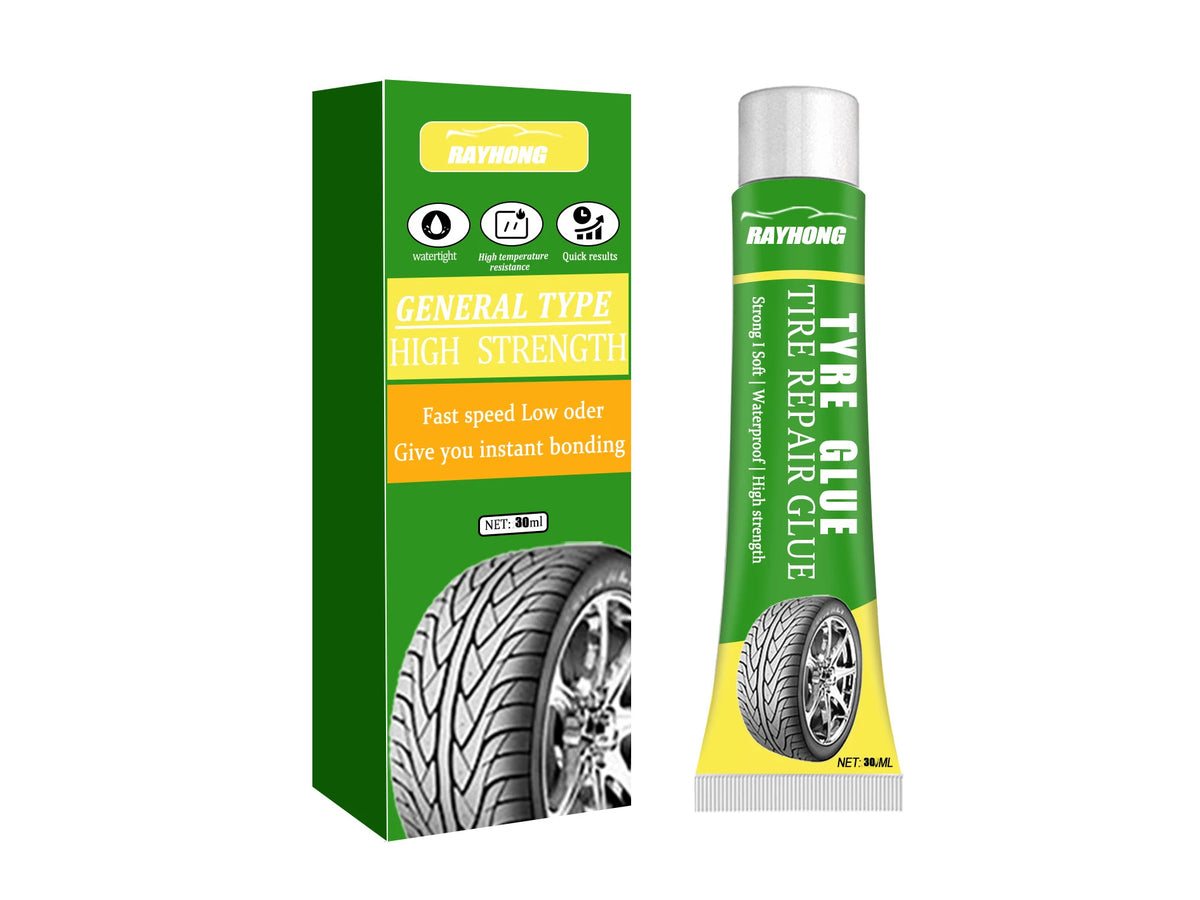 Black Tyre Repair Instant Liquid Strong Rubber