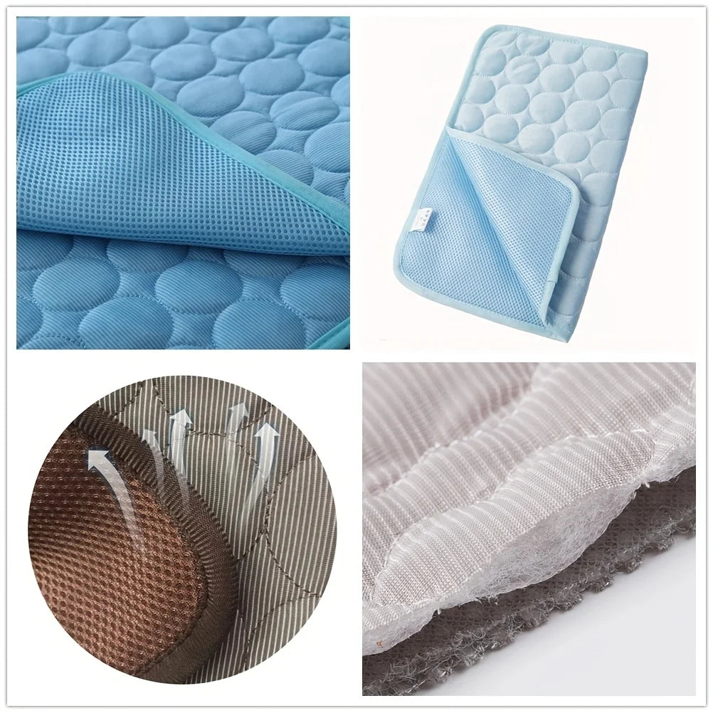 Tapis rafraîchissant pour chien, lit froid pour animaux de compagnie, été, très grande taille