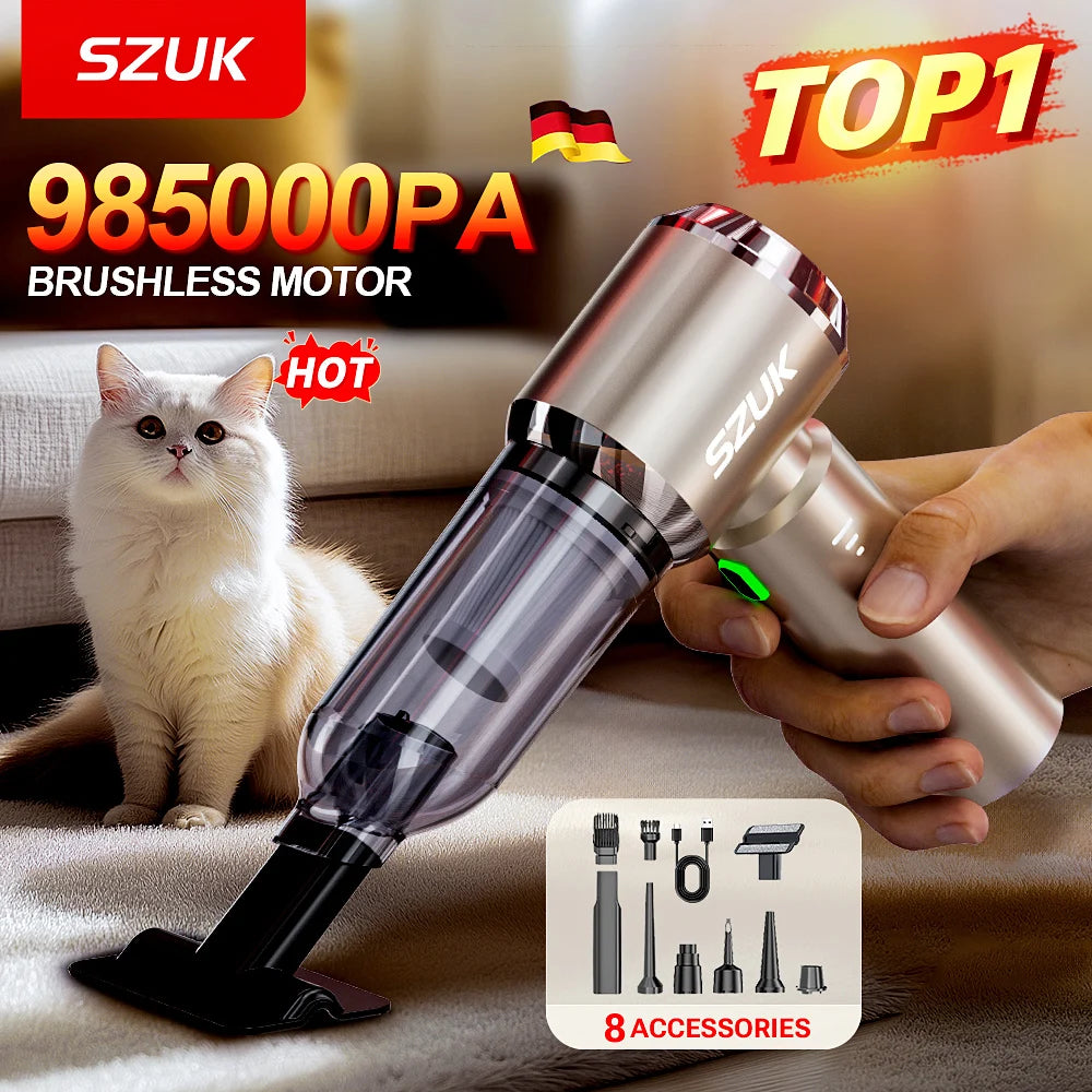 Aspirateur de voiture portable SZUK 985000Pa