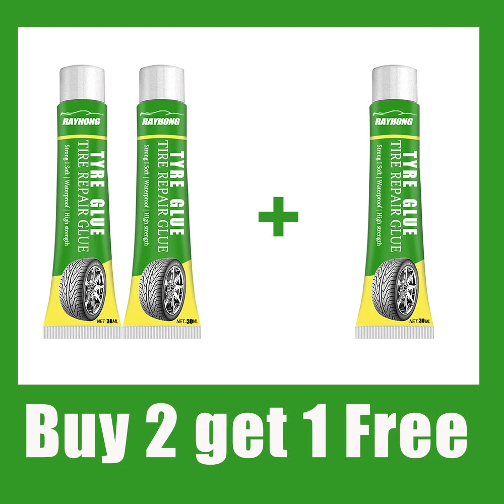Black Tyre Repair Instant Liquid Strong Rubber