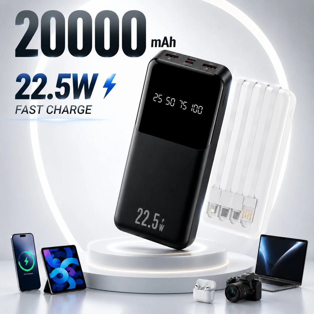 20000mAh Power Bank: Ultra - Fast Charging