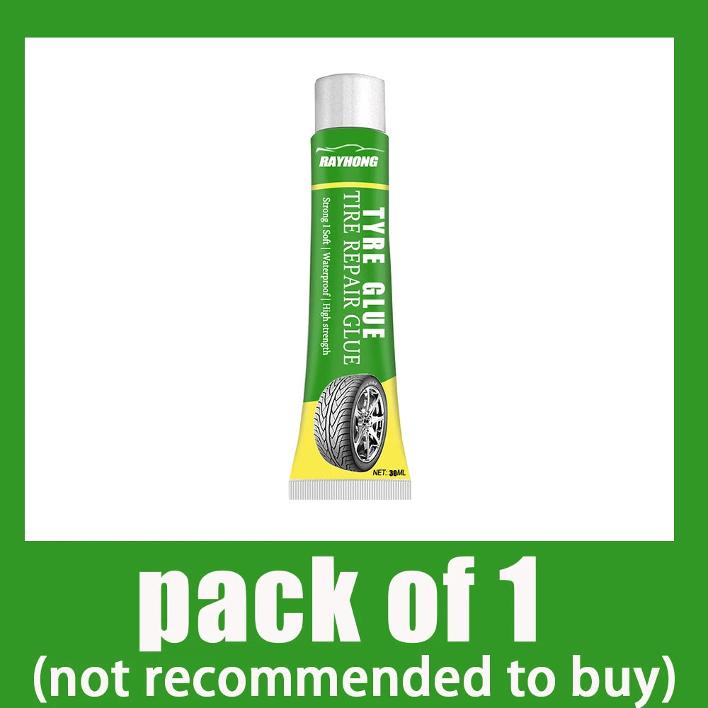Black Tyre Repair Instant Liquid Strong Rubber