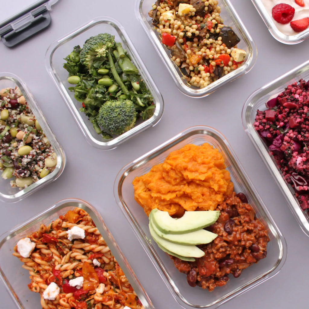 Glass Meal Prep Containers with Lids 10 Pack