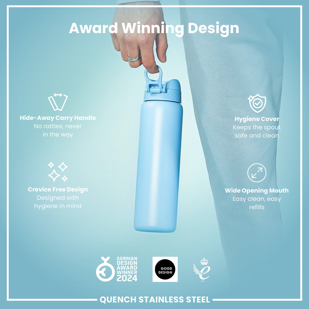 Leak Proof 1 Litre Water Bottle, Stainless Steel
