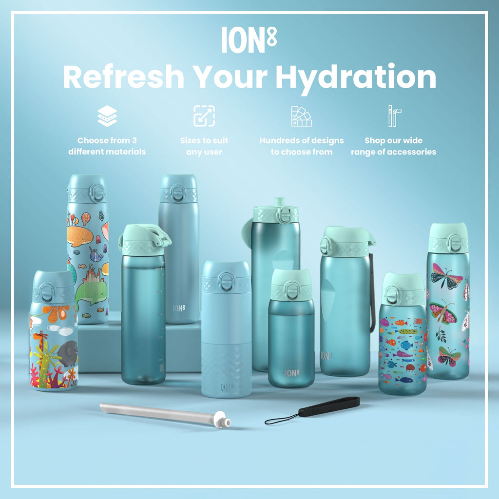 Leak Proof 1 Litre Water Bottle, Stainless Steel