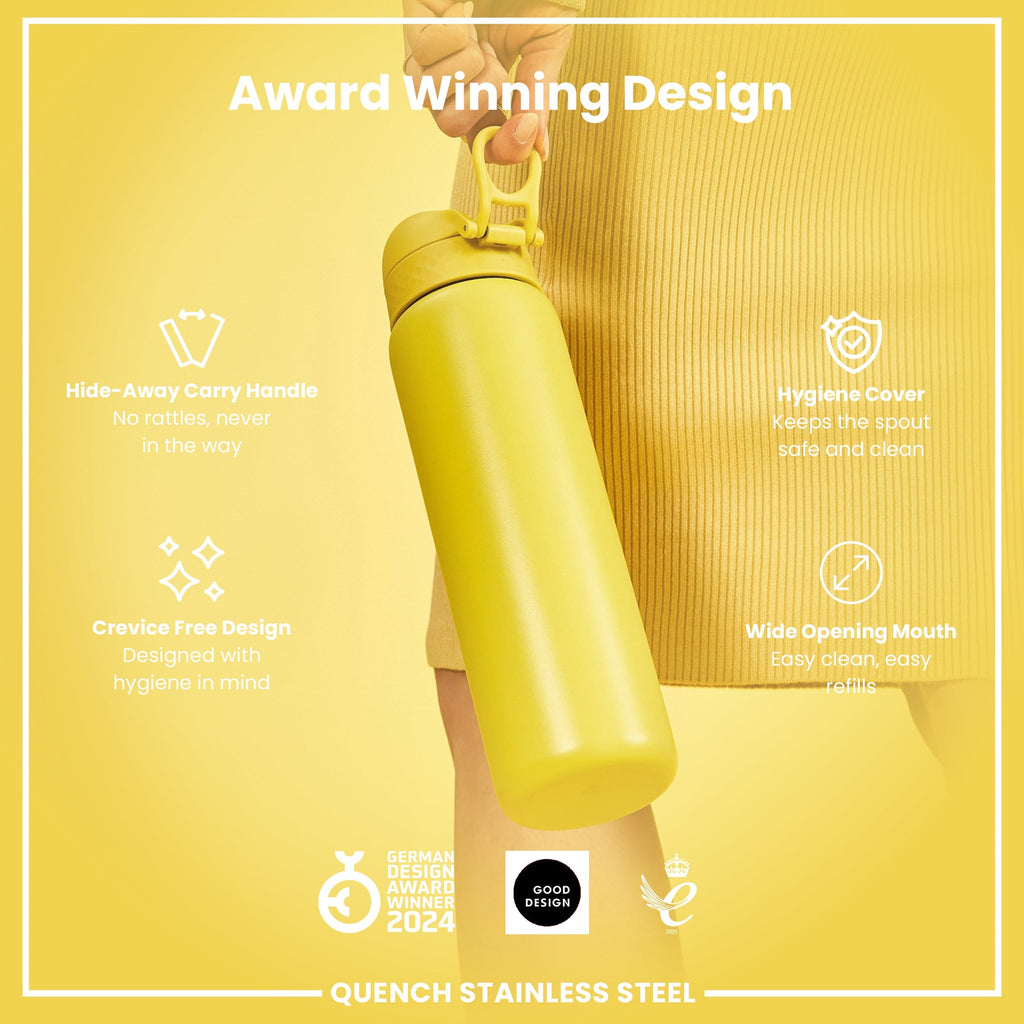 Leak Proof 1 Litre Water Bottle, Stainless Steel