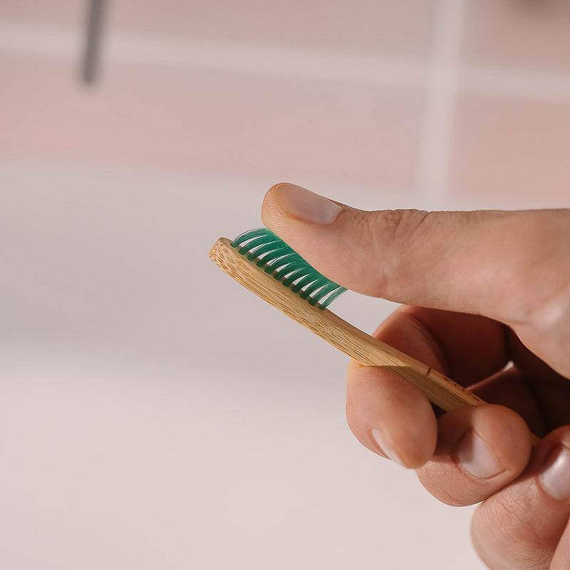 Brosse à dents en bambou d'origine végétale - Enfant