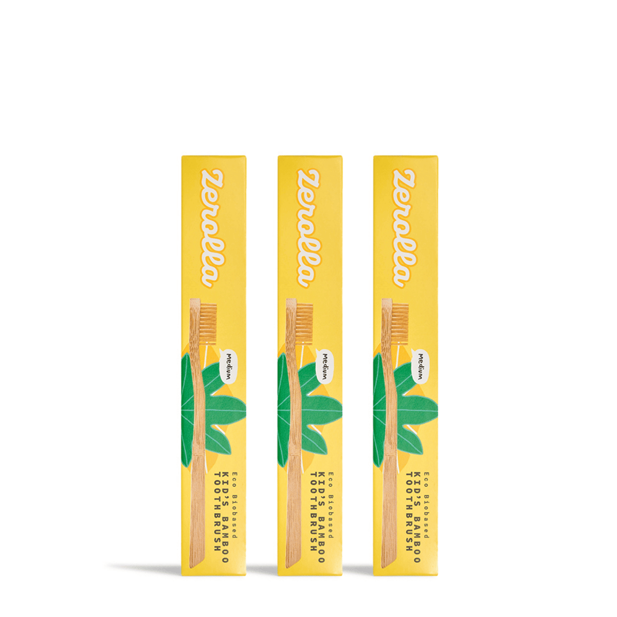 Brosse à dents en bambou d'origine végétale - Enfant