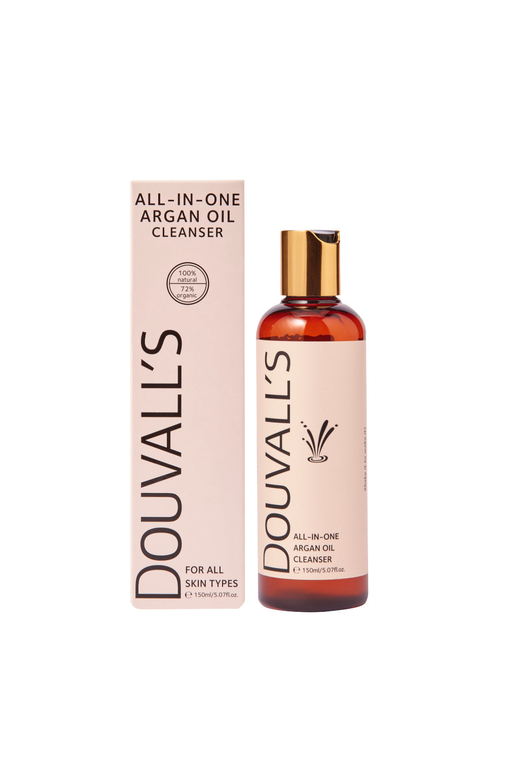 Luxury Argan Gift Set containing 150ml argan cleanser