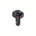 Versatile Wireless FM Car Adapter with Dual USB & PD