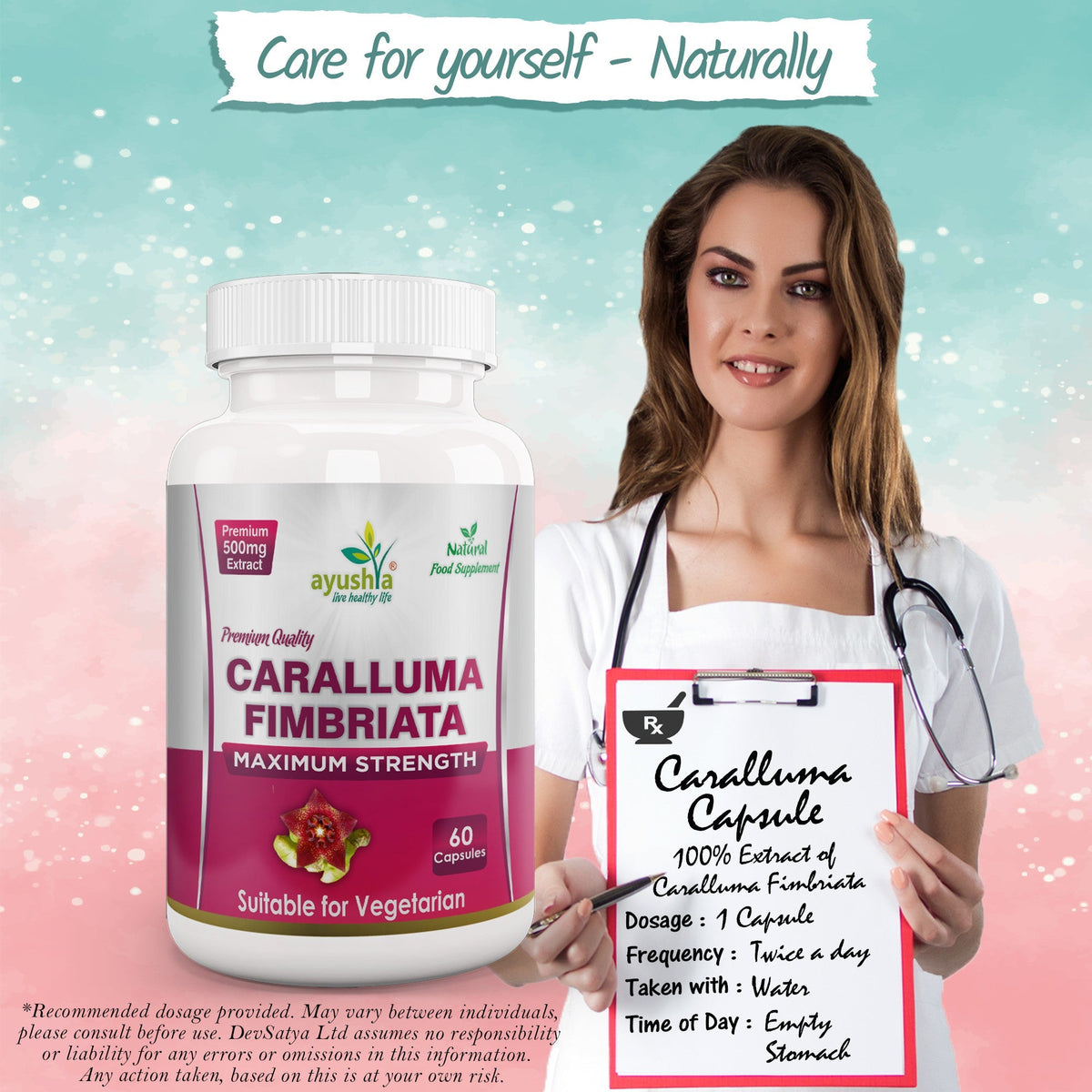 Ayushya Caralluma Fimbriata Capsules (Famine