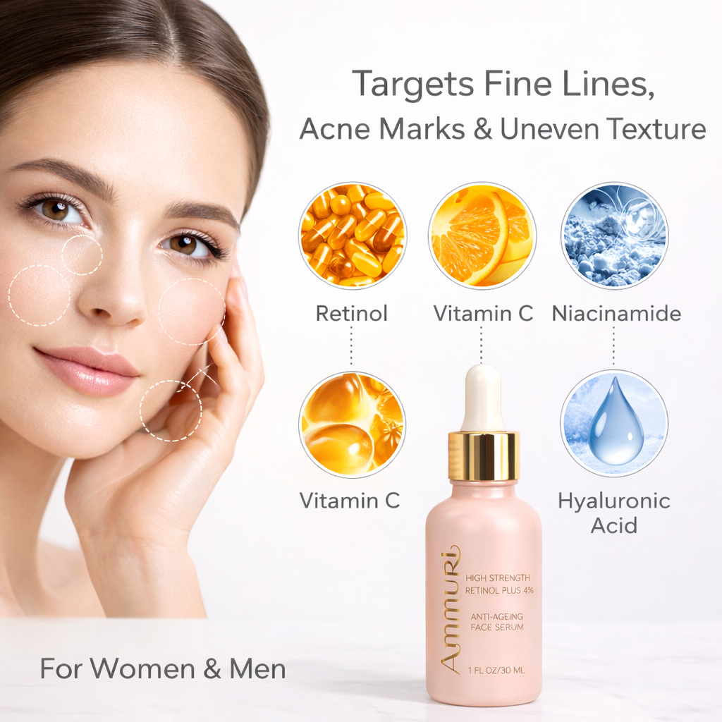 High Strength Retinol 4% Serum for Wrinkles