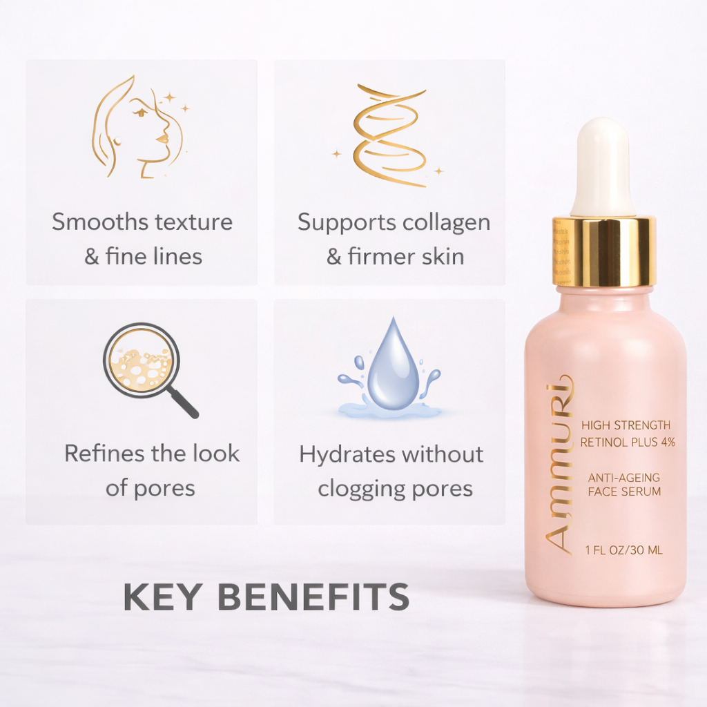 High Strength Retinol 4% Serum for Wrinkles