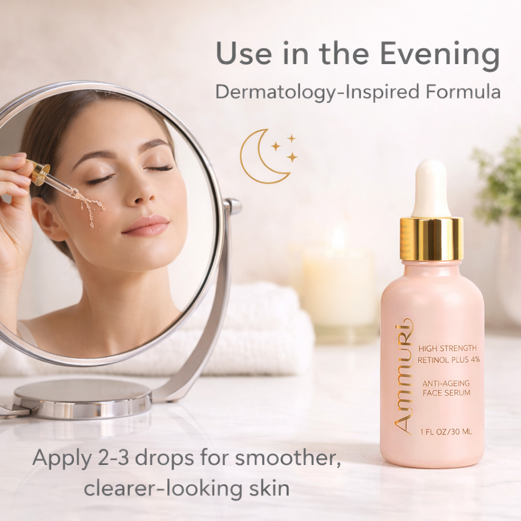 High Strength Retinol 4% Serum for Wrinkles