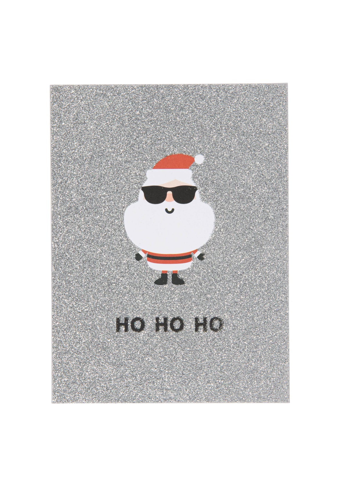 Collins Christmas Cards - Glitter Santa Design