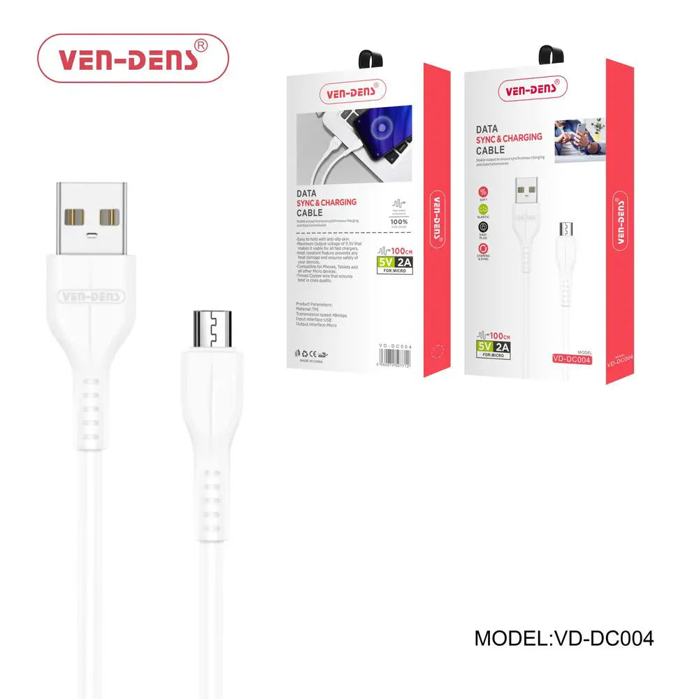 USB Type A to Micro USB Fast Data Charging Cable VD