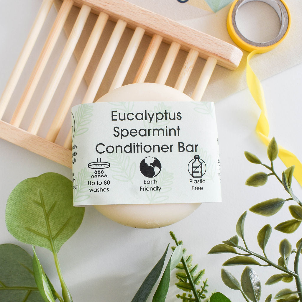 Menthe poivrée et eucalyptus, barre revitalisante solide